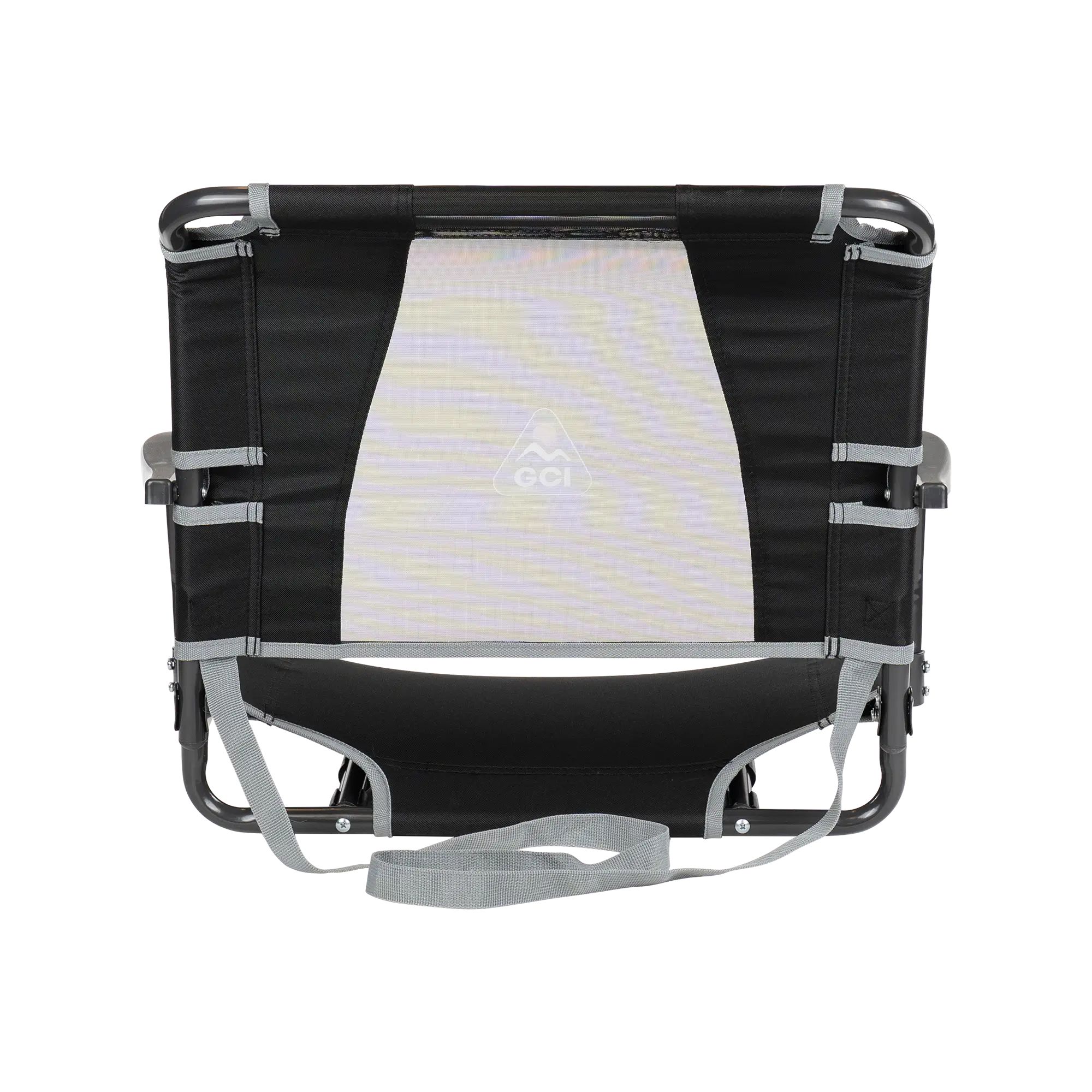 Ultra-Lightweight Big Comfort Stadium Chair with Armrests - Choice 465 - Bleacher-Friendly Stadium Chair with Back Support Detail