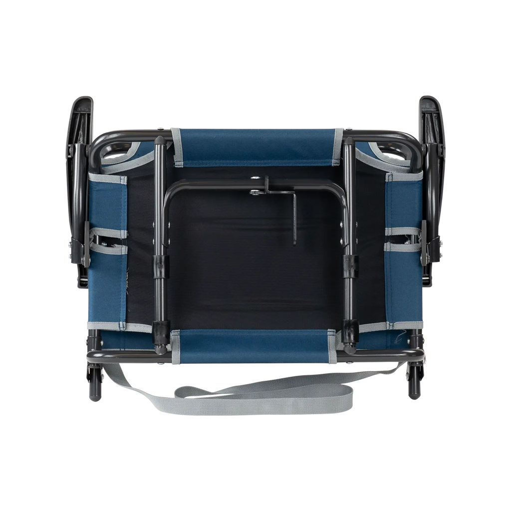 Ultra-Lightweight Big Comfort Stadium Chair with Armrests - Choice 465 - Bleacher-Friendly Stadium Chair with Back Support Detail