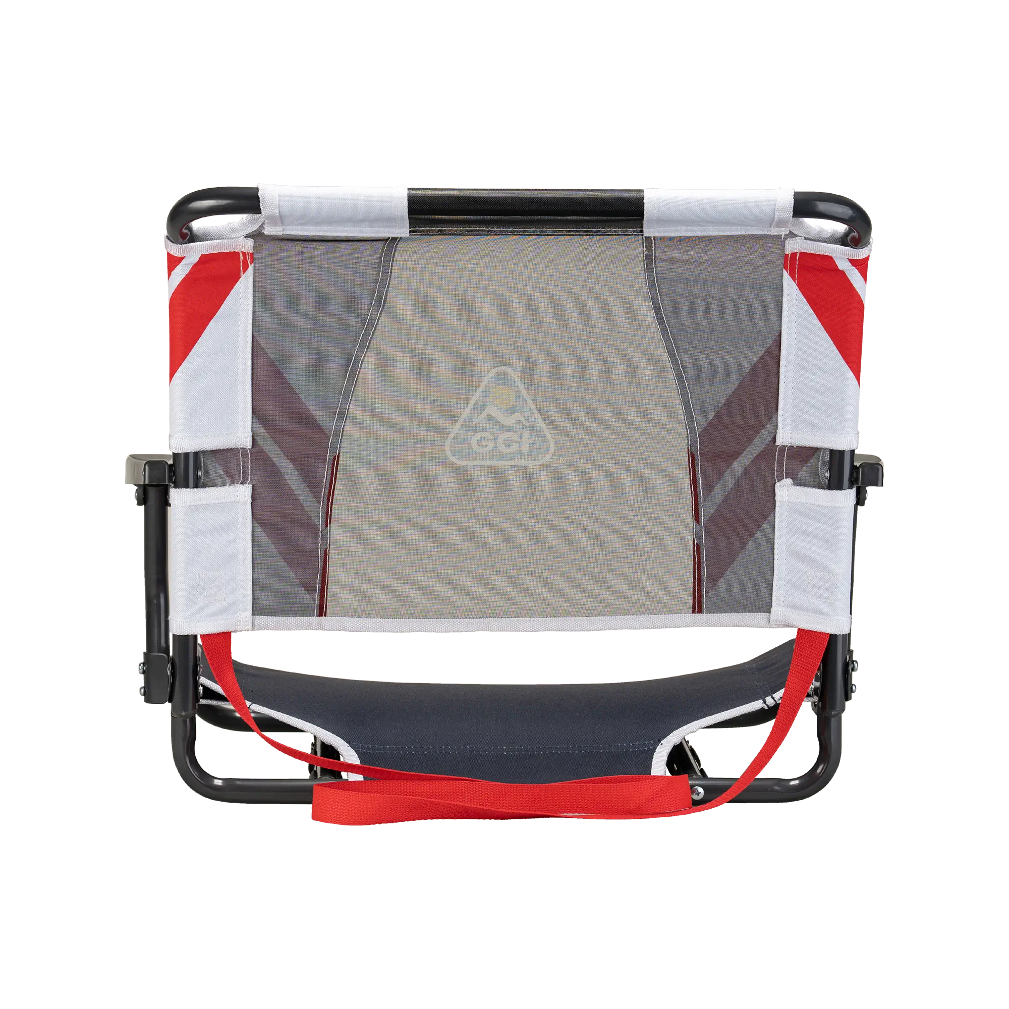 Ultra-Lightweight Big Comfort Stadium Chair with Armrests - Choice 465 - Bleacher-Friendly Stadium Chair with Back Support Detail