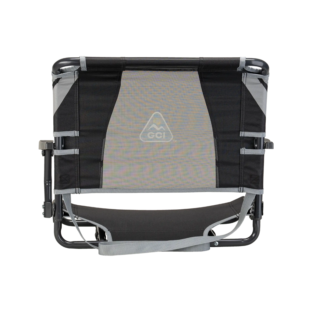 Ultra-Lightweight Big Comfort Stadium Chair with Armrests - Choice 465 - Bleacher-Friendly Stadium Chair with Back Support Detail