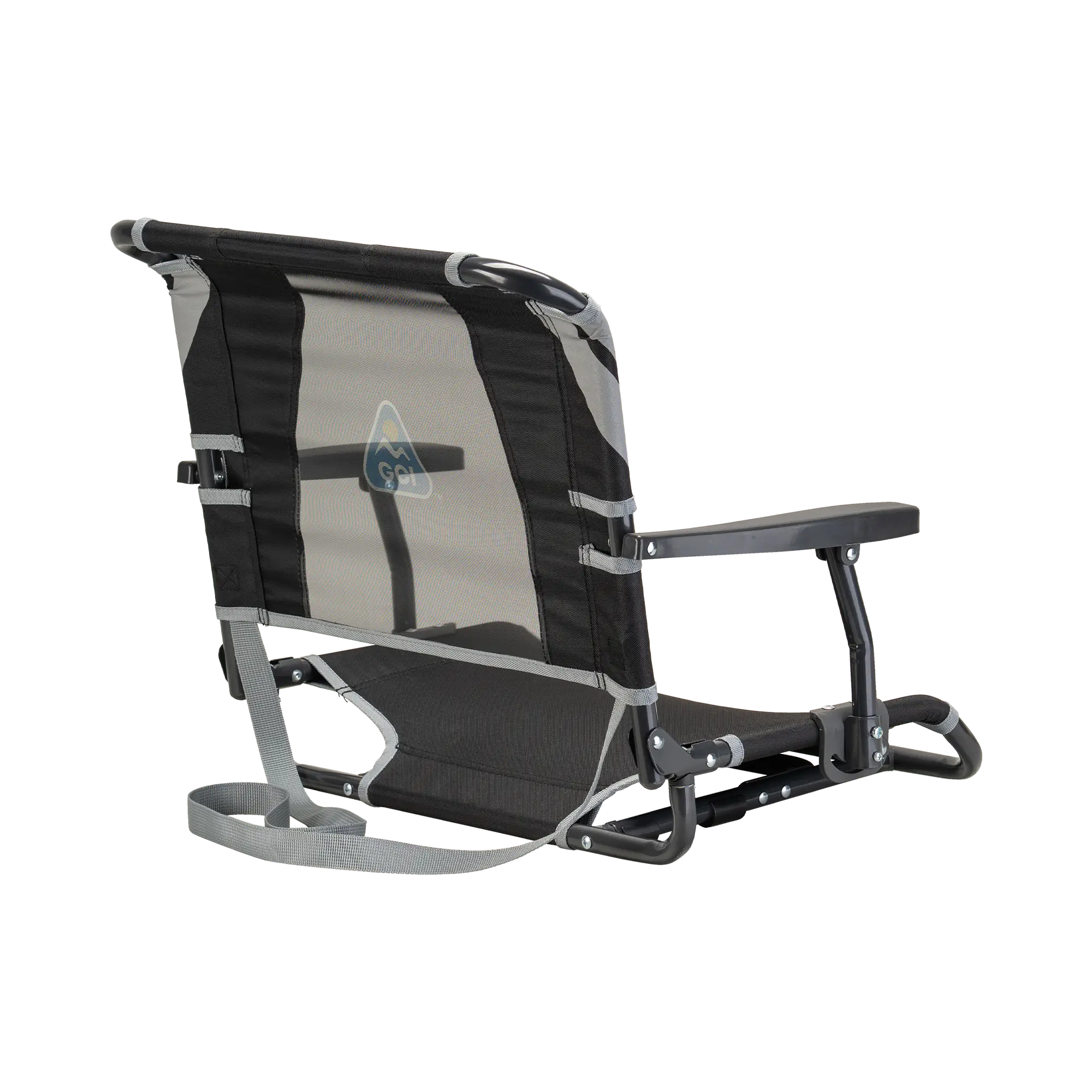 Ultra-Lightweight Big Comfort Stadium Chair with Armrests - Choice 465 - Bleacher-Friendly Stadium Chair with Back Support Detail