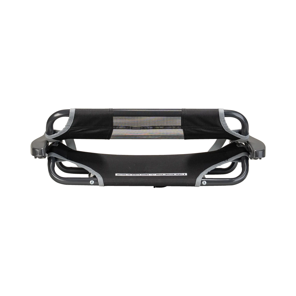 Ultra-Lightweight Big Comfort Stadium Chair with Armrests - Choice 465 - Bleacher-Friendly Stadium Chair with Back Support Detail