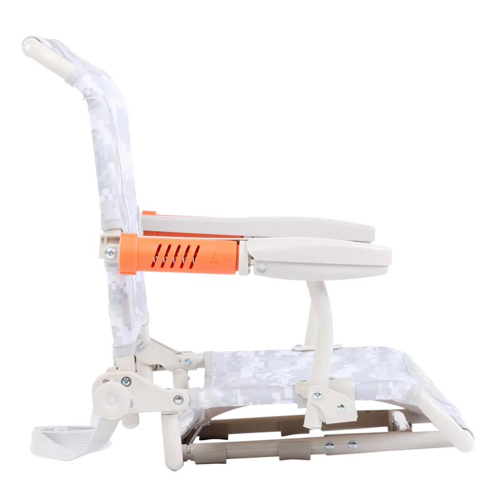 Luxury Camp Stadium Rock-Cliner - Choice 540 - Patented Spring-Action Rocking Chair for Camping Detail