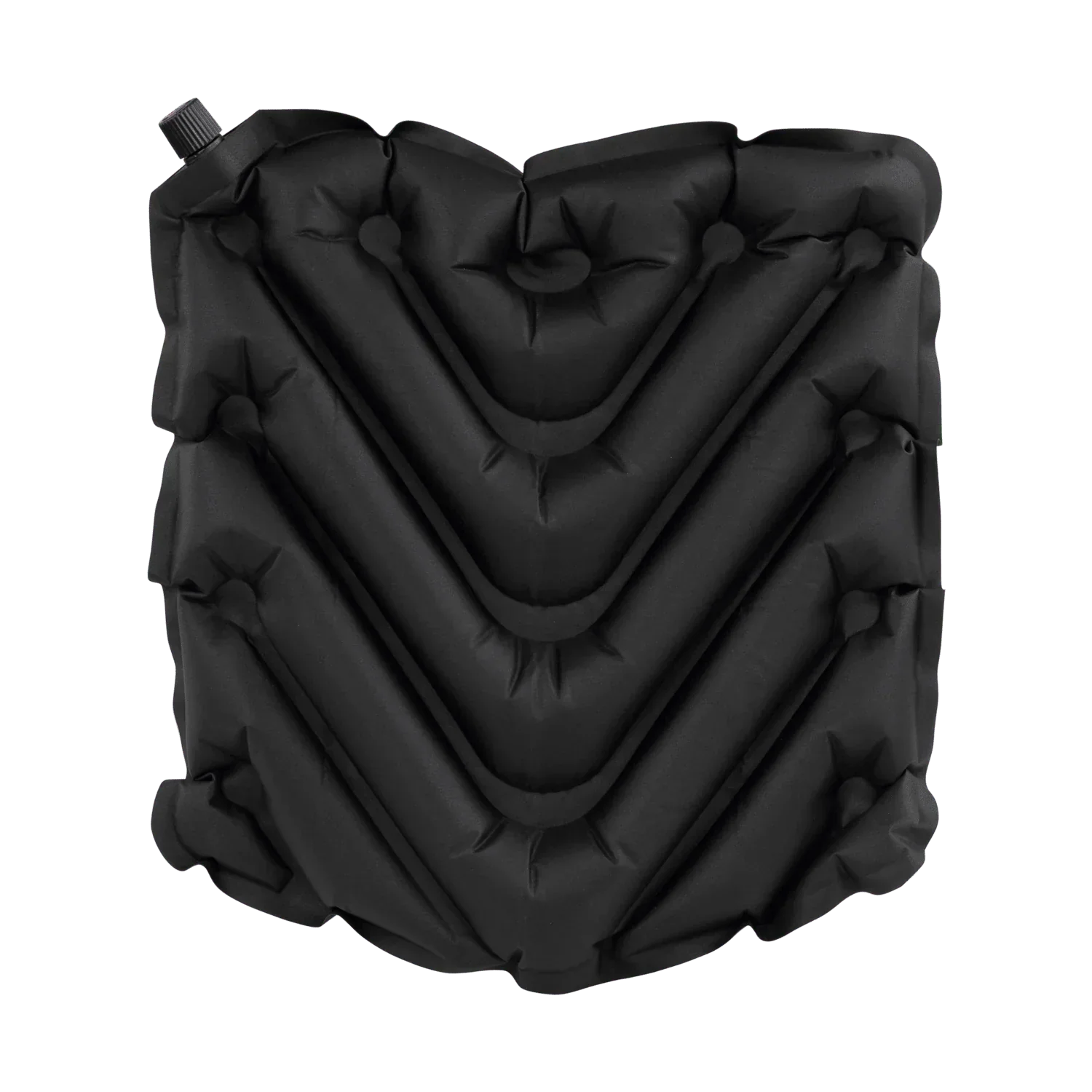 Secure-Hook College V Seat Inflatable Stadium Cushion - Iowa Hawkeyes - Choice 157 - Bleacher-Friendly Stadium Chair with Back Support Detail