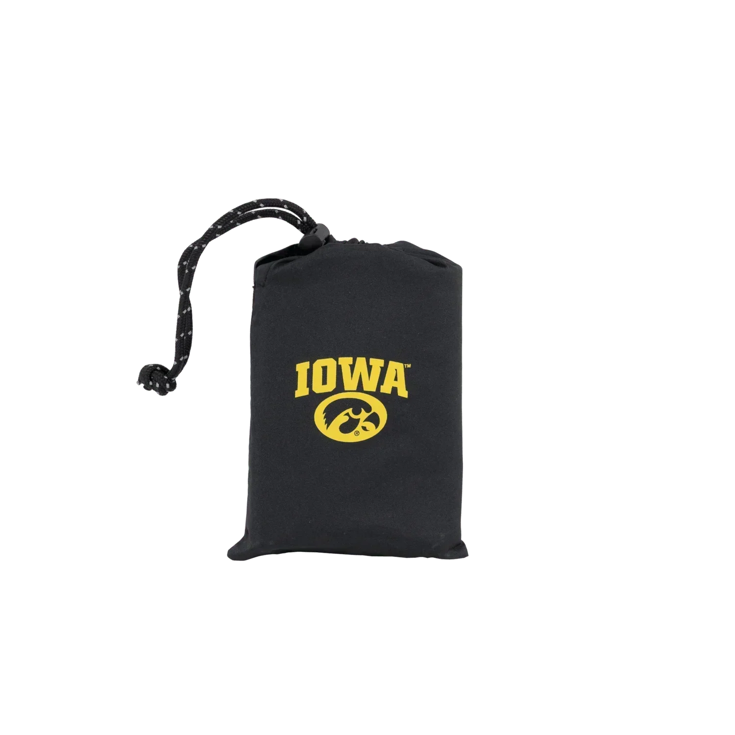 Secure-Hook College V Seat Inflatable Stadium Cushion - Iowa Hawkeyes - Choice 157 - Bleacher-Friendly Stadium Chair with Back Support Detail