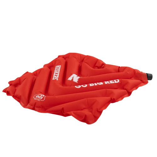 Bleacher-Friendly College V Seat Inflatable Stadium Cushion - Nebraska Cornhuskers - Choice 277 - Ergonomic Portable Stadium Seat for Sports Events Detail