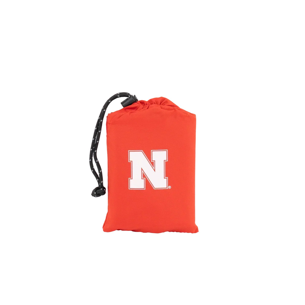 Bleacher-Friendly College V Seat Inflatable Stadium Cushion - Nebraska Cornhuskers - Choice 277 - Ergonomic Portable Stadium Seat for Sports Events Detail