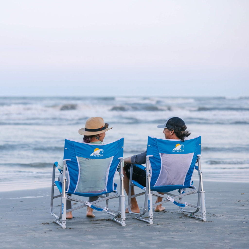 Premium All-Weather Beach Rocker - Choice 712 - Heavy-Duty Kickback Rocker with Beverage Holder Detail