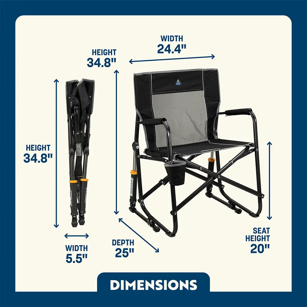 Heavy-Duty Freestyle Freestyle Rocker - Choice 711 - Heavy-Duty Kickback Rocker with Beverage Holder Detail
