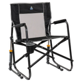 Heavy-Duty Freestyle Freestyle Rocker - Choice 711 - Heavy-Duty Kickback Rocker with Beverage Holder - Black