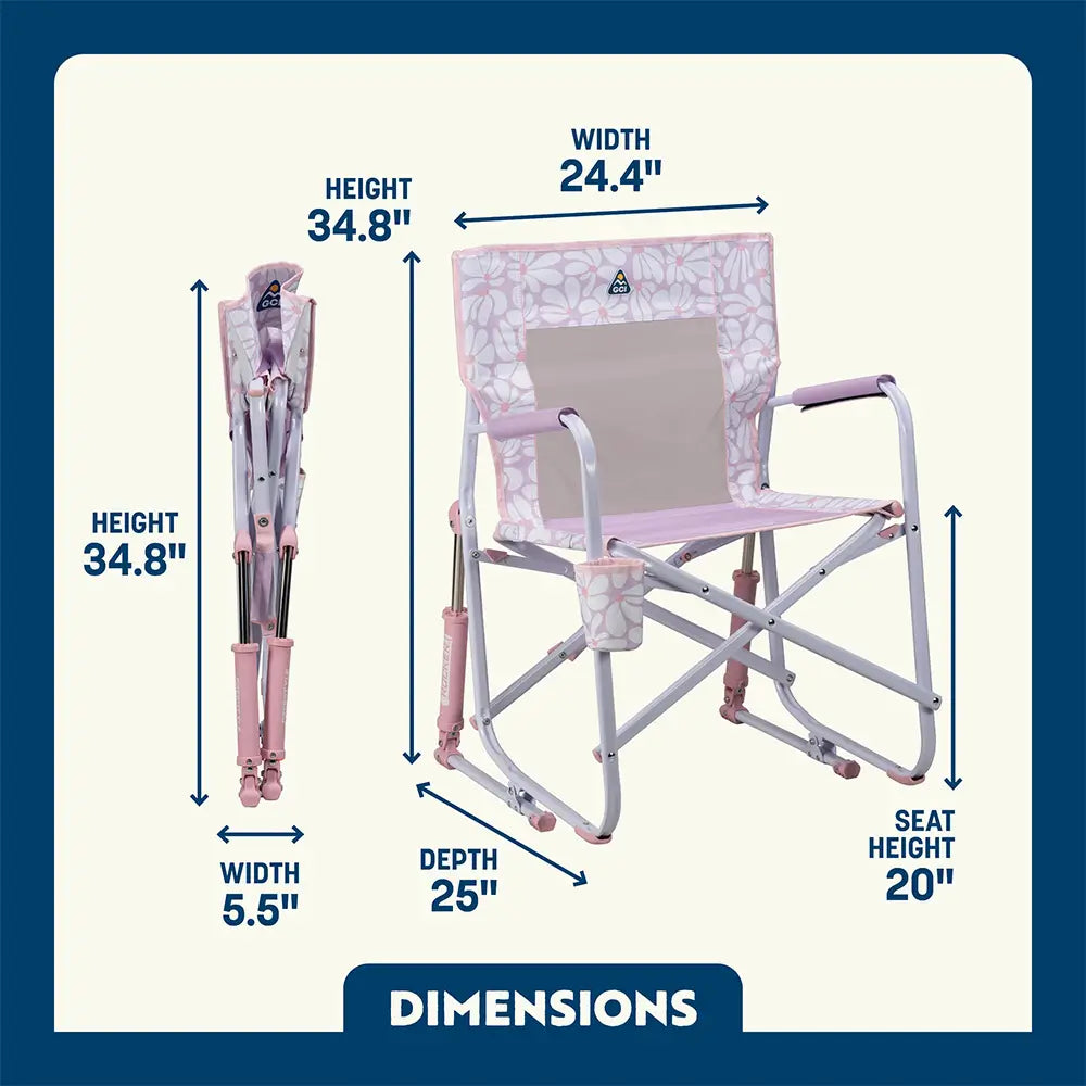 Heavy-Duty Freestyle Freestyle Rocker - Choice 711 - Heavy-Duty Kickback Rocker with Beverage Holder Detail