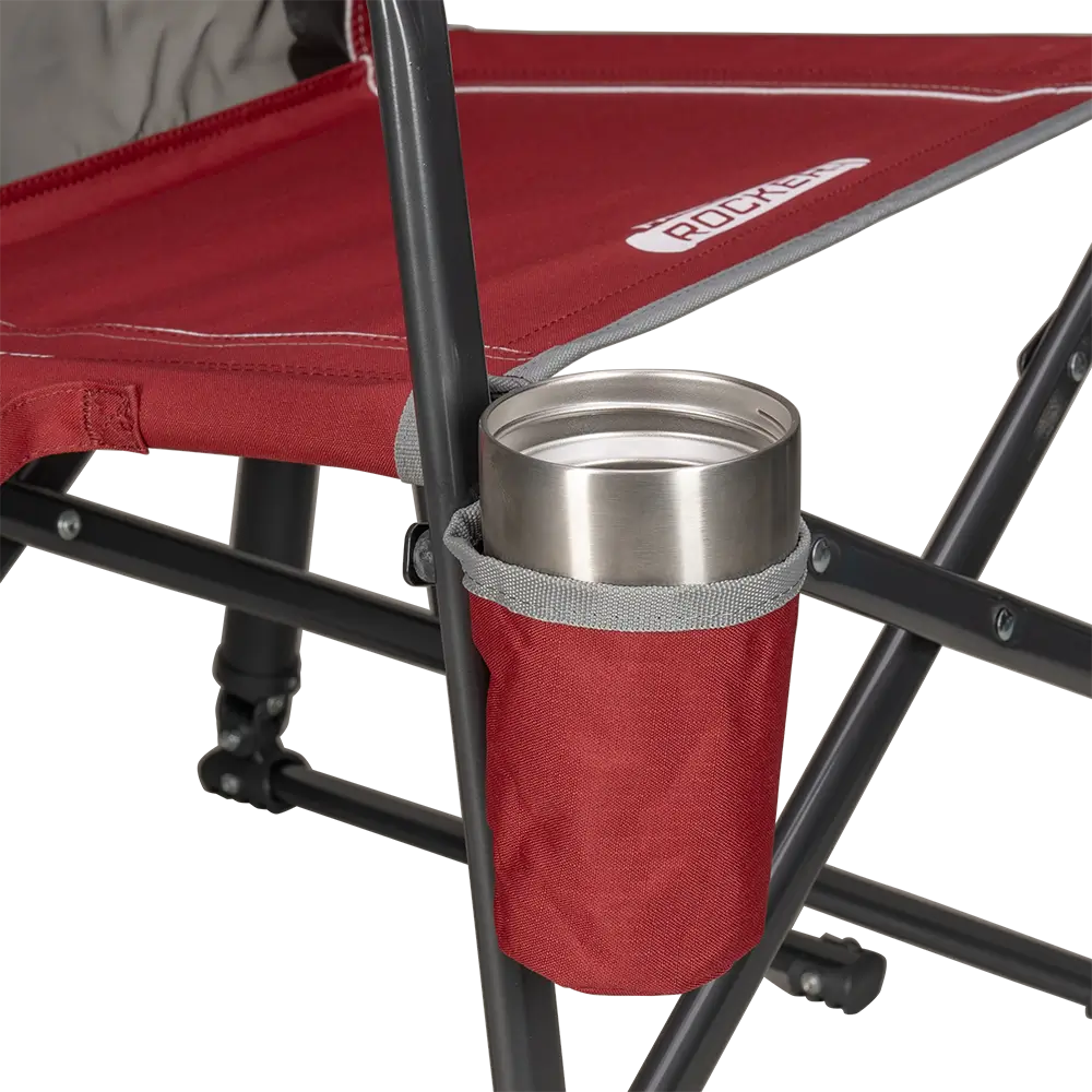 Heavy-Duty Freestyle Freestyle Rocker - Choice 711 - Heavy-Duty Kickback Rocker with Beverage Holder Detail