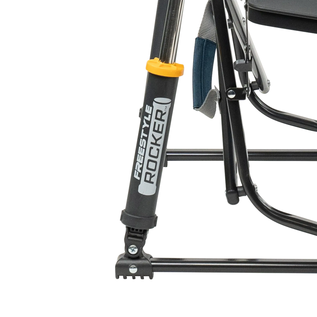 Heavy-Duty Freestyle Freestyle Rocker with Side Table - Choice 853 - Patented Spring-Action Rocking Chair for Camping Detail