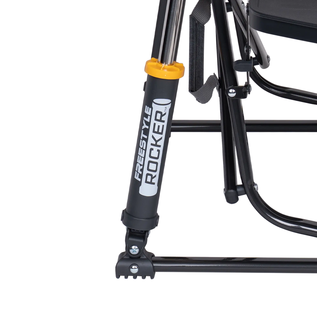 Heavy-Duty Freestyle Freestyle Rocker with Side Table - Choice 853 - Patented Spring-Action Rocking Chair for Camping Detail