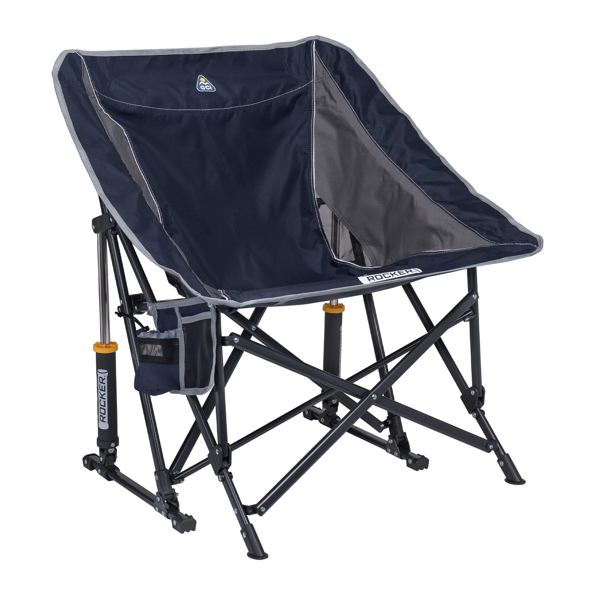 Heavy-Duty Freestyle Pod Rocker - Choice 933 - Freestyle Rocker Portable Outdoor Folding Chair - Indigo
