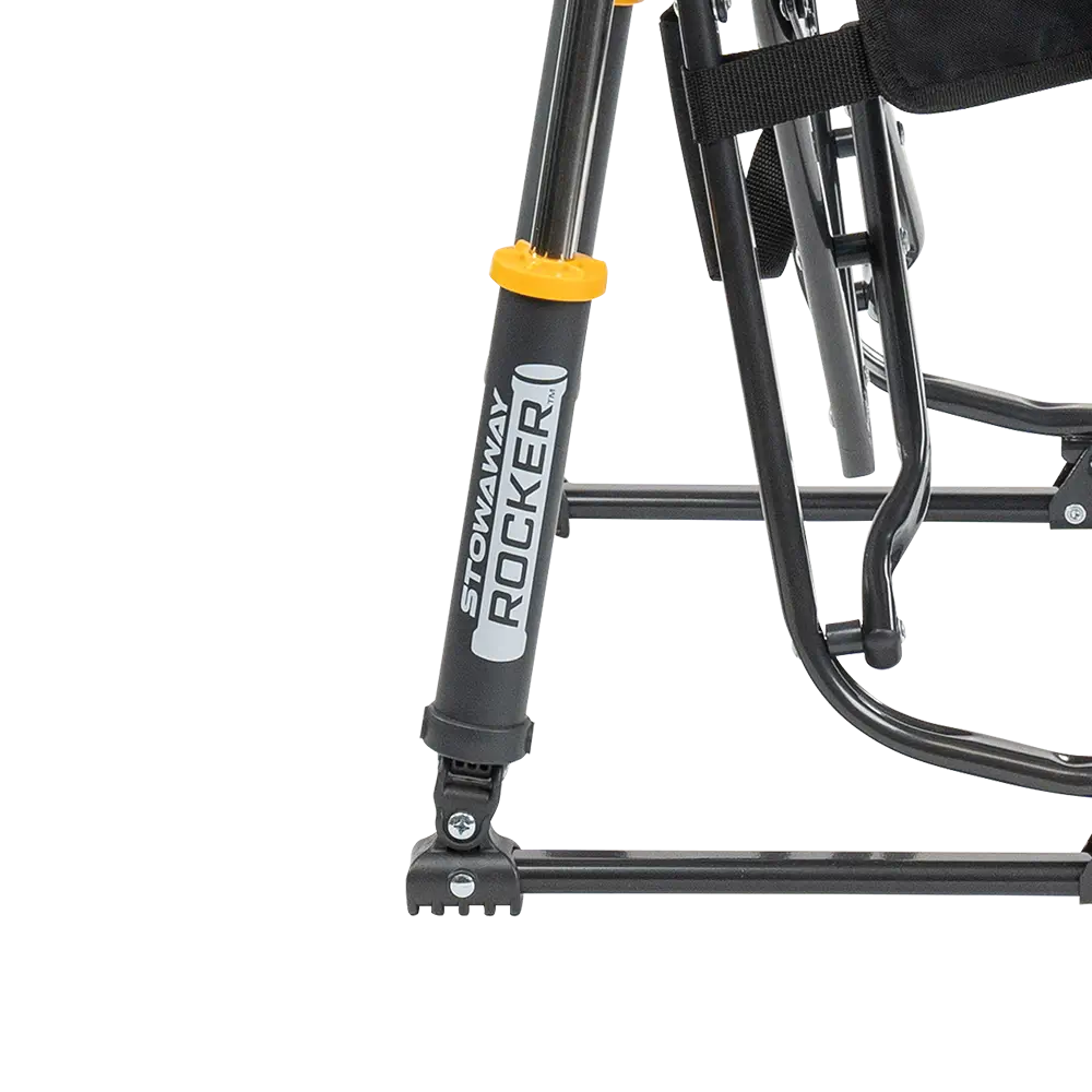 Premium All-Weather Stowaway Rocker - Choice 794 - Freestyle Rocker Portable Outdoor Folding Chair Detail
