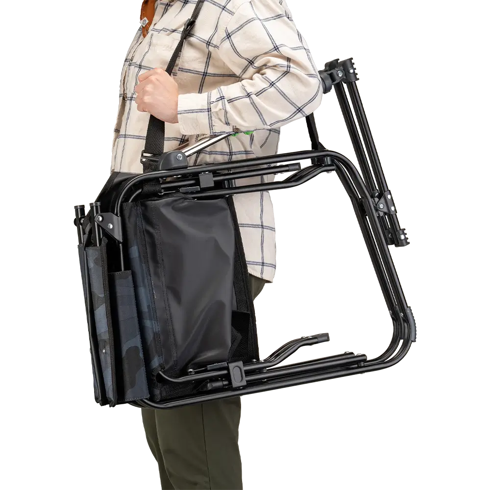 Premium All-Weather Stowaway Rocker - Choice 794 - Freestyle Rocker Portable Outdoor Folding Chair Detail