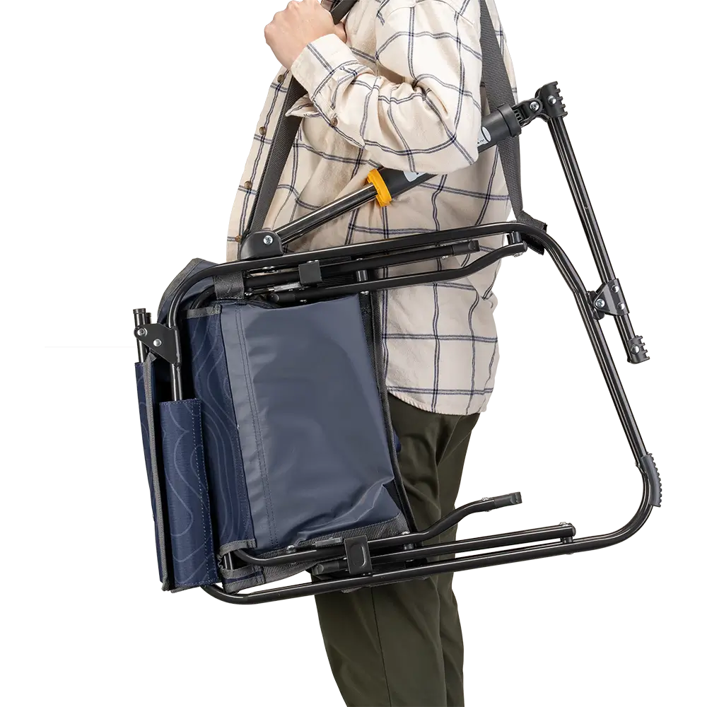 Premium All-Weather Stowaway Rocker - Choice 794 - Freestyle Rocker Portable Outdoor Folding Chair Detail