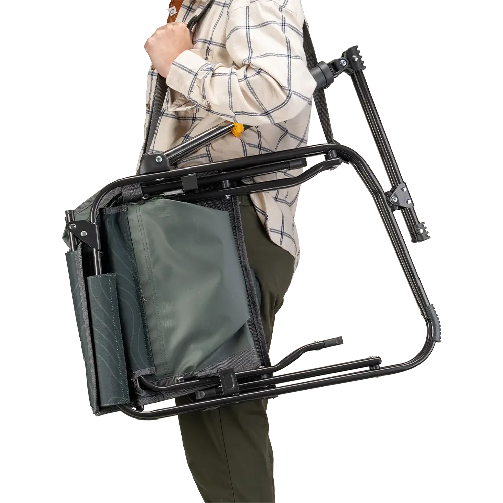 Premium All-Weather Stowaway Rocker - Choice 794 - Freestyle Rocker Portable Outdoor Folding Chair Detail
