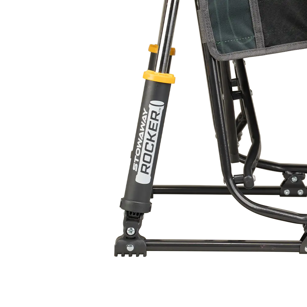 Premium All-Weather Stowaway Rocker - Choice 794 - Freestyle Rocker Portable Outdoor Folding Chair Detail