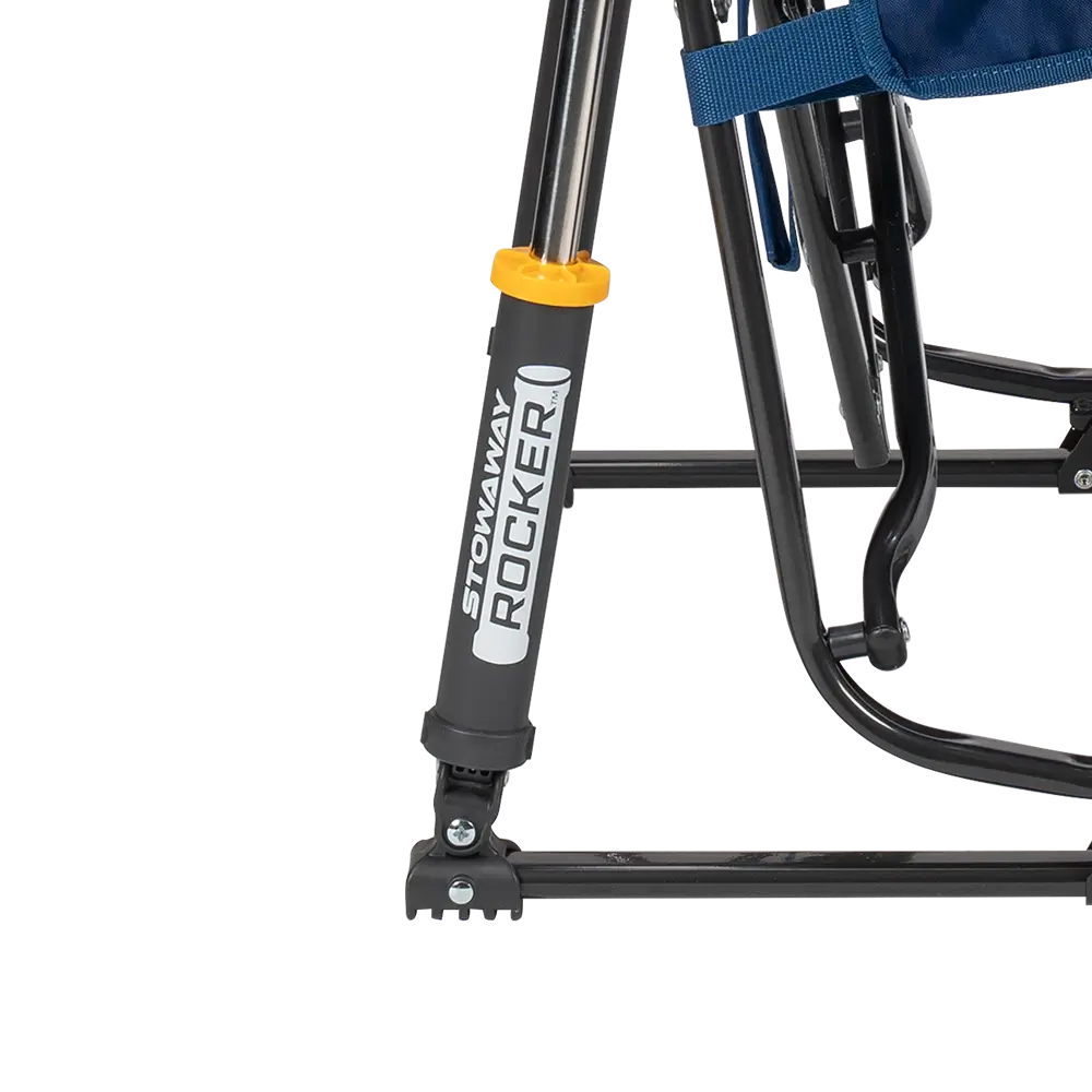 Premium All-Weather Stowaway Rocker - Choice 794 - Freestyle Rocker Portable Outdoor Folding Chair Detail
