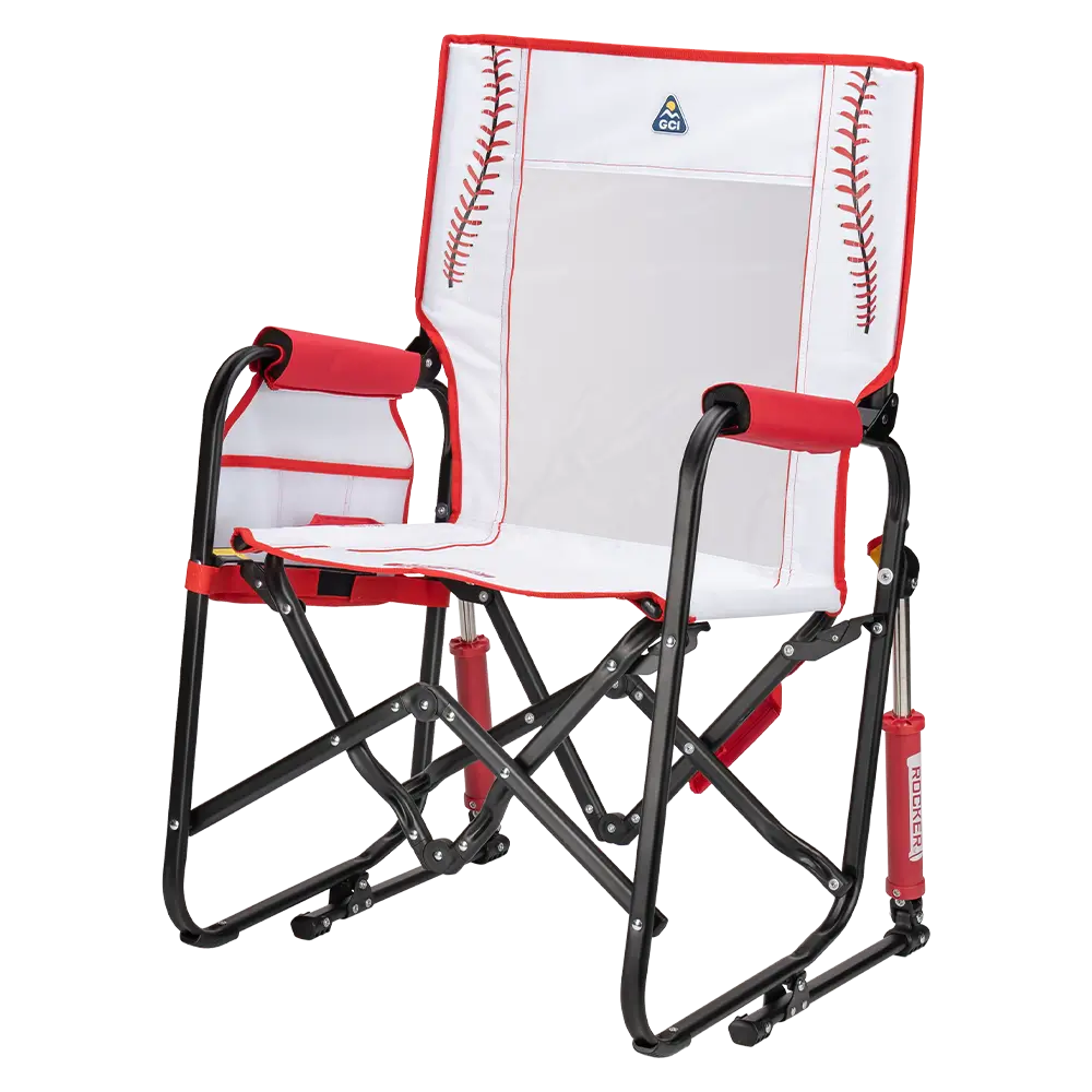 Premium All-Weather Stowaway Rocker - Choice 794 - Freestyle Rocker Portable Outdoor Folding Chair Detail