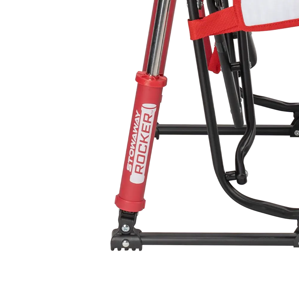 Premium All-Weather Stowaway Rocker - Choice 794 - Freestyle Rocker Portable Outdoor Folding Chair Detail