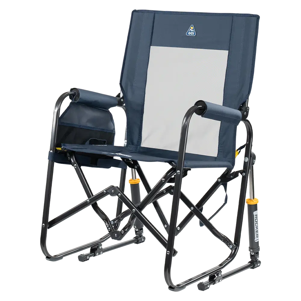 Premium All-Weather Stowaway Rocker - Choice 794 - Freestyle Rocker Portable Outdoor Folding Chair Detail