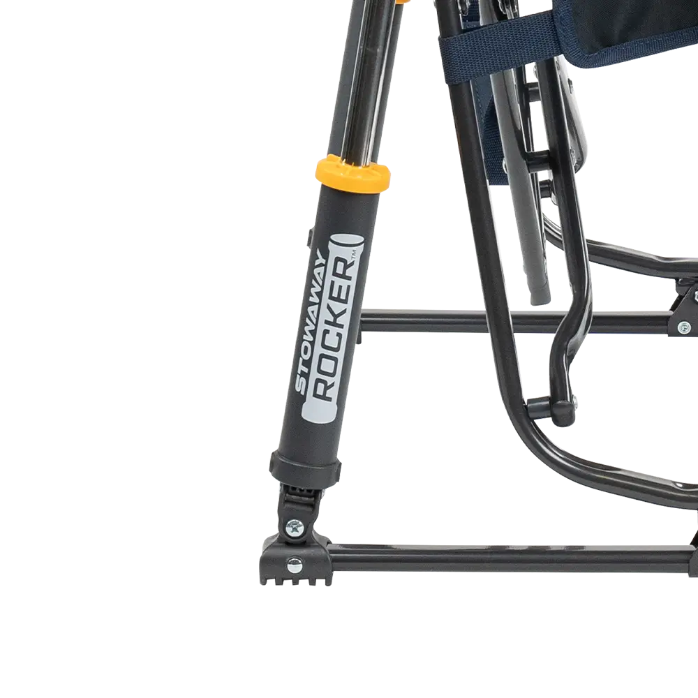 Premium All-Weather Stowaway Rocker - Choice 794 - Freestyle Rocker Portable Outdoor Folding Chair Detail