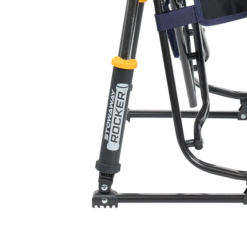 Premium All-Weather Stowaway Rocker - Choice 794 - Freestyle Rocker Portable Outdoor Folding Chair Detail