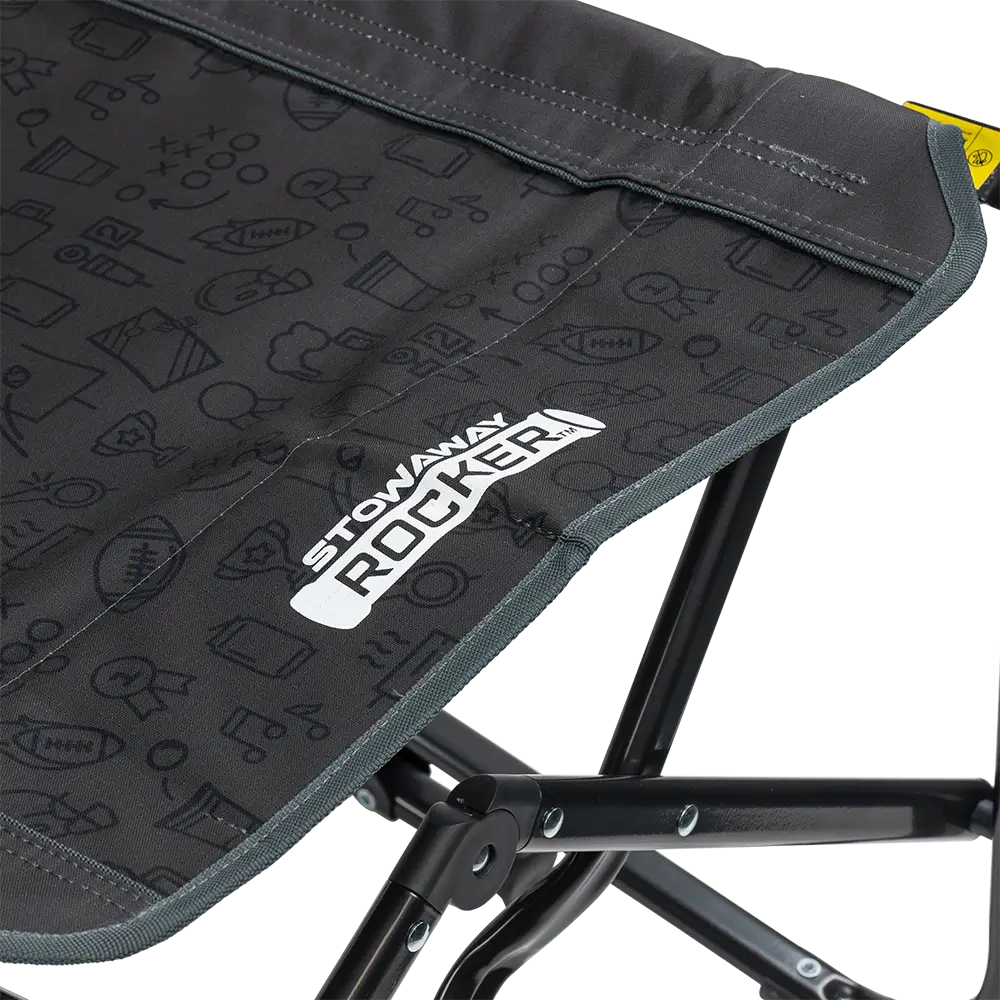 Premium All-Weather Stowaway Rocker - Choice 794 - Freestyle Rocker Portable Outdoor Folding Chair Detail