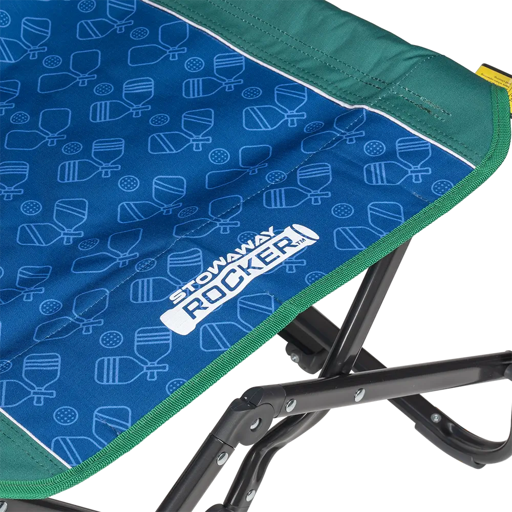 Premium All-Weather Stowaway Rocker - Choice 794 - Freestyle Rocker Portable Outdoor Folding Chair Detail