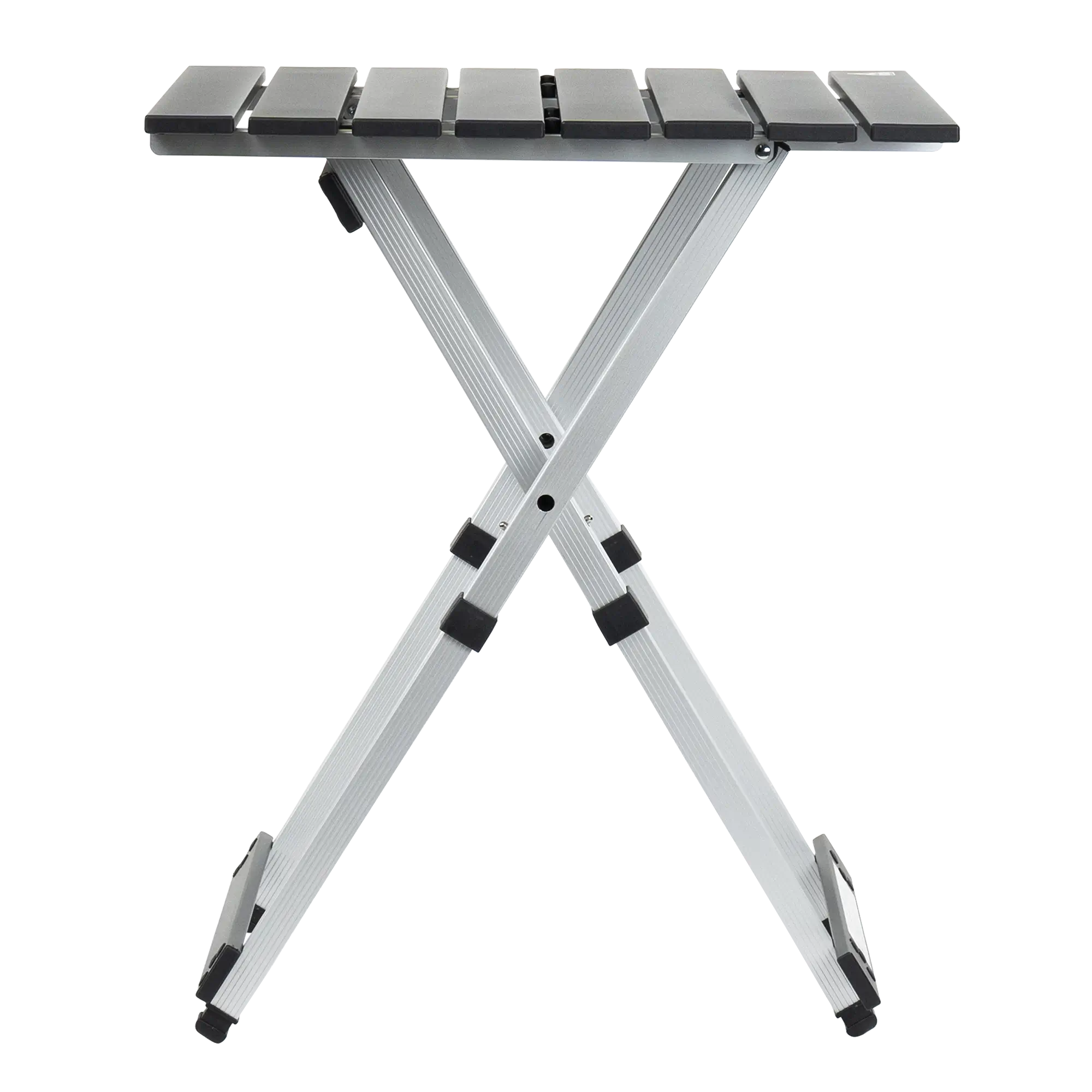 Slim-Fold Compact Camp Table 20 - Choice 513 - Slim-Fold Outdoor Cook Station with Storage Shelves Detail