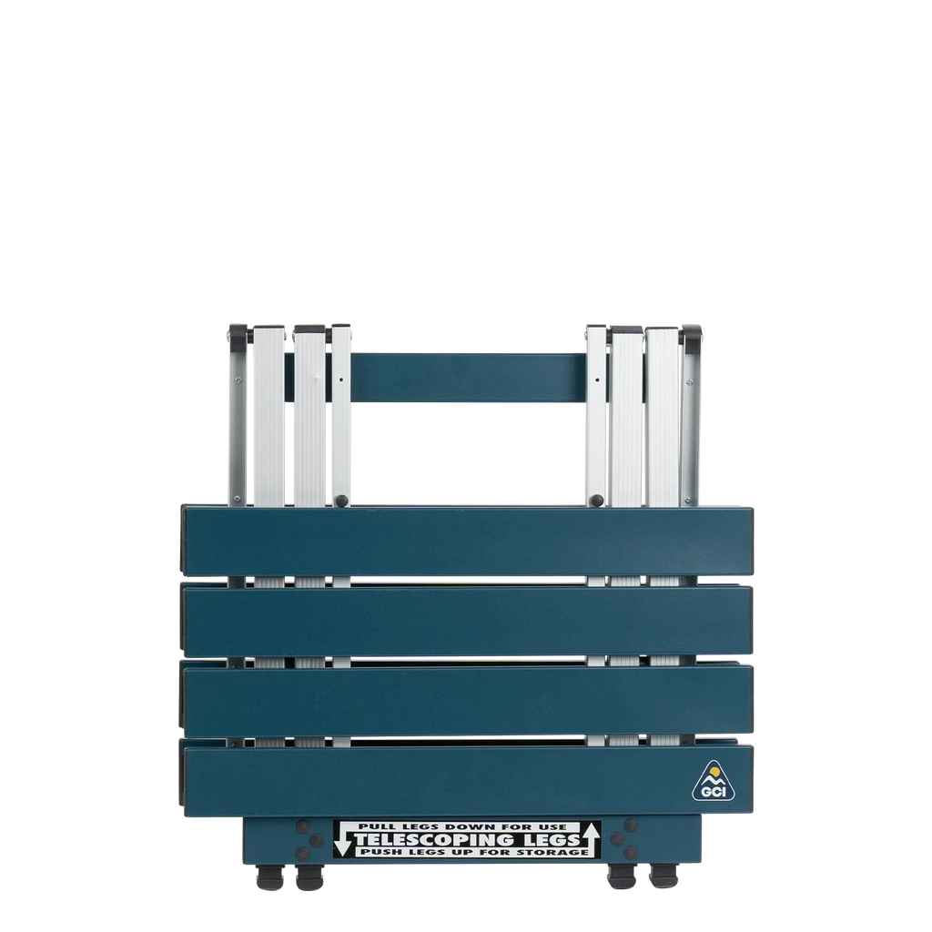 Slim-Fold Compact Camp Table 20 - Choice 513 - Slim-Fold Outdoor Cook Station with Storage Shelves Detail
