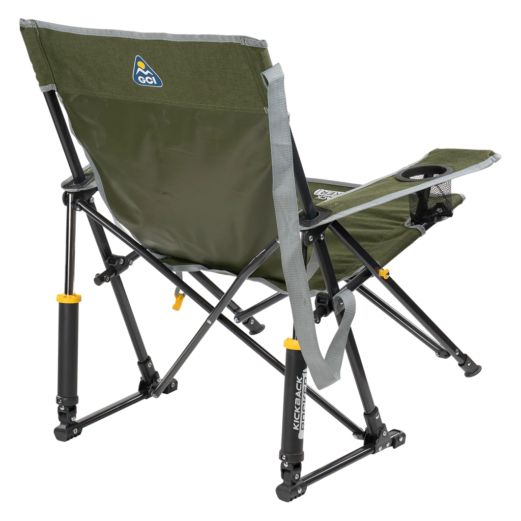 Smooth Motion Kickback Rocker - Choice 345 - Freestyle Rocker Portable Outdoor Folding Chair Detail