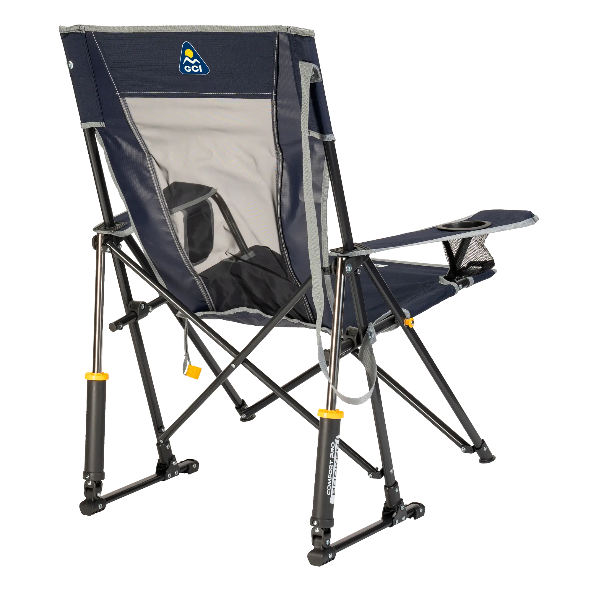 Smooth Motion Comfort Pro Rocker - Choice 375 - Freestyle Rocker Portable Outdoor Folding Chair Detail