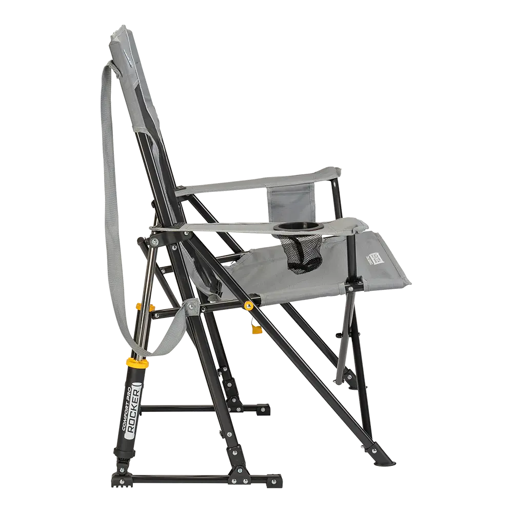 Smooth Motion Comfort Pro Rocker - Choice 375 - Freestyle Rocker Portable Outdoor Folding Chair Detail