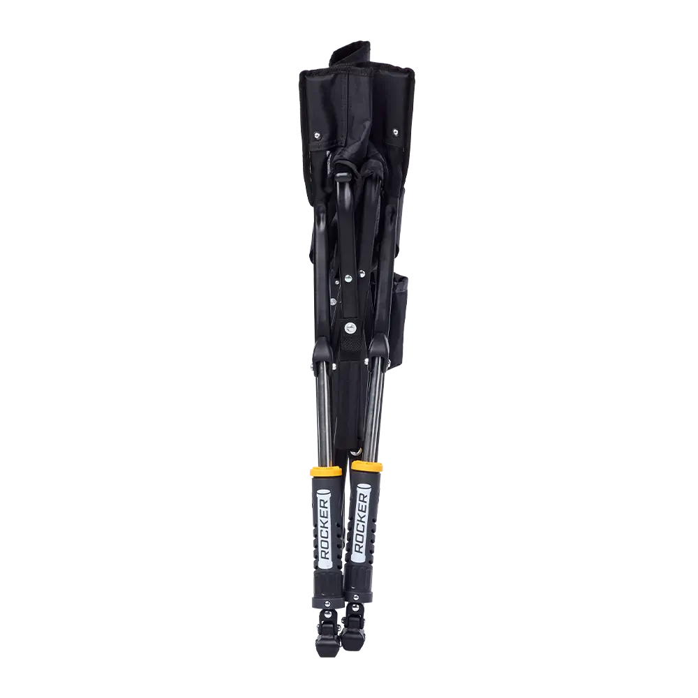 Patented Spring-Action Freestyle Rocker Elite - Choice 460 - Heavy-Duty Kickback Rocker with Beverage Holder Detail
