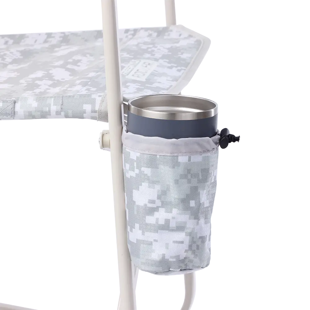 Patented Spring-Action Freestyle Rocker Elite - Choice 460 - Heavy-Duty Kickback Rocker with Beverage Holder Detail