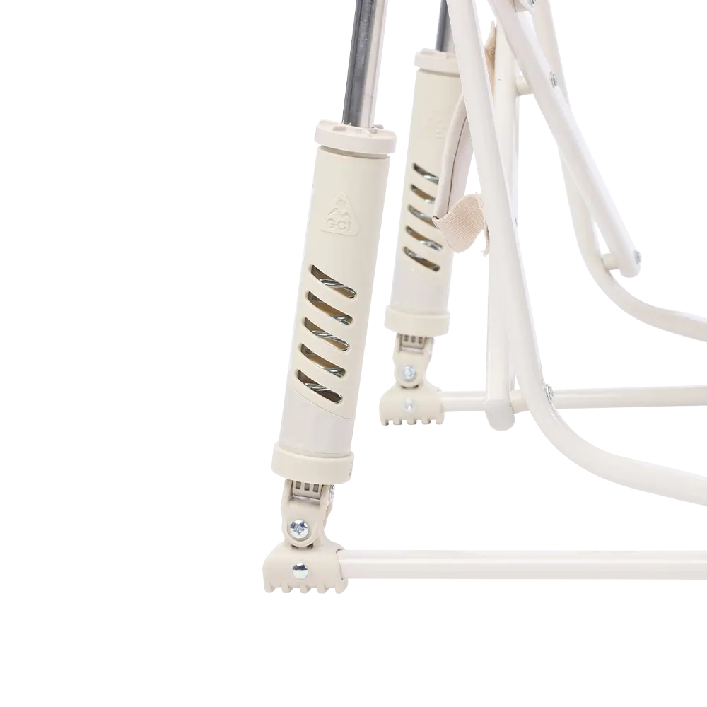 Patented Spring-Action Freestyle Rocker Elite - Choice 460 - Heavy-Duty Kickback Rocker with Beverage Holder Detail