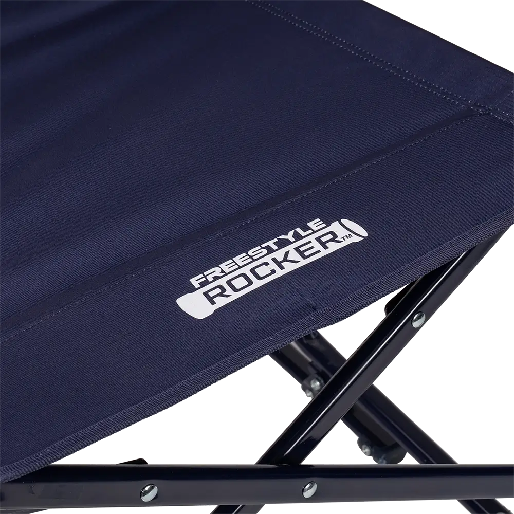 Patented Spring-Action Freestyle Rocker Elite - Choice 460 - Heavy-Duty Kickback Rocker with Beverage Holder Detail