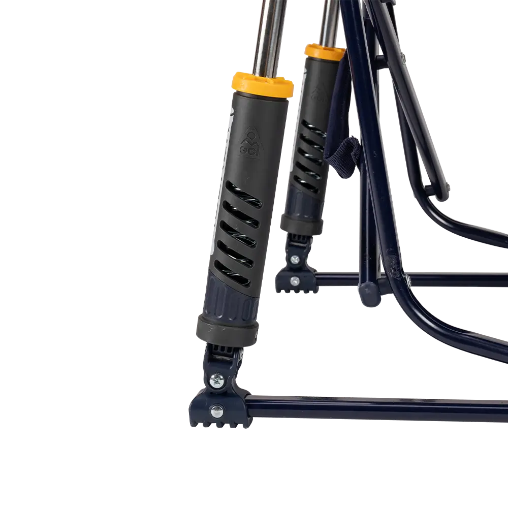 Patented Spring-Action Freestyle Rocker Elite - Choice 460 - Heavy-Duty Kickback Rocker with Beverage Holder Detail