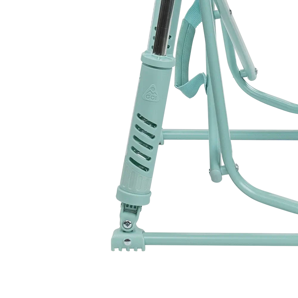 Patented Spring-Action Freestyle Rocker Elite - Choice 460 - Heavy-Duty Kickback Rocker with Beverage Holder Detail
