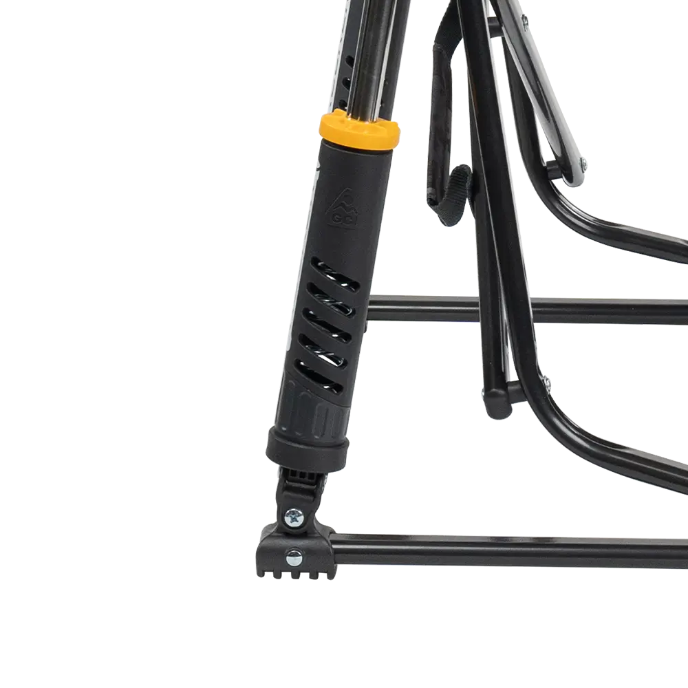 Patented Spring-Action Freestyle Rocker Elite - Choice 460 - Heavy-Duty Kickback Rocker with Beverage Holder Detail