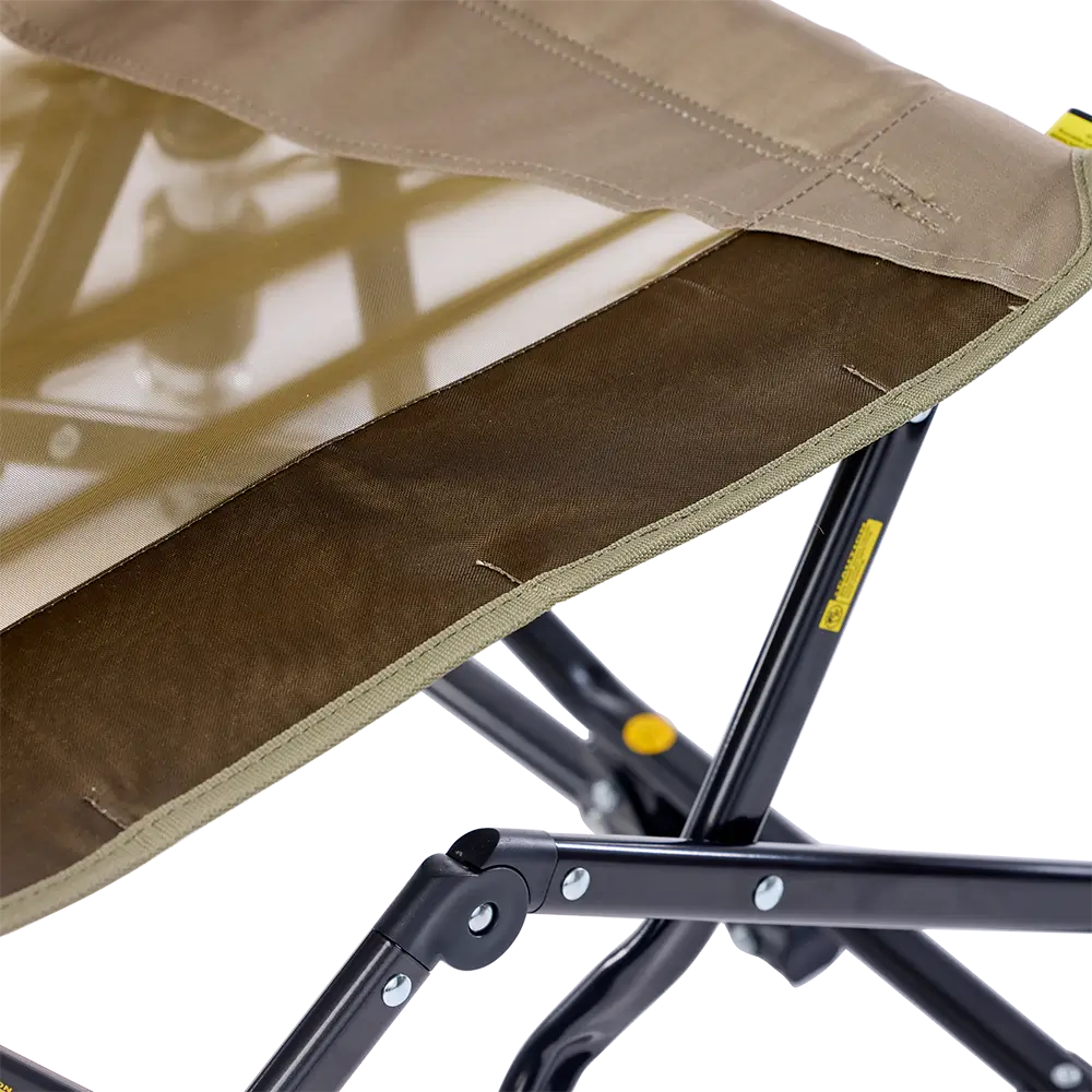 Luxury Camp Adjustable Rocker - Choice 573 - Patented Spring-Action Rocking Chair for Camping Detail