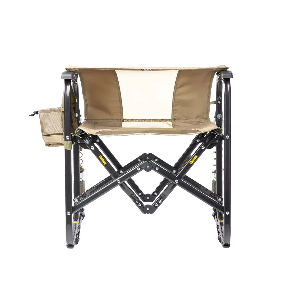 Luxury Camp Adjustable Rocker - Choice 573 - Patented Spring-Action Rocking Chair for Camping Detail