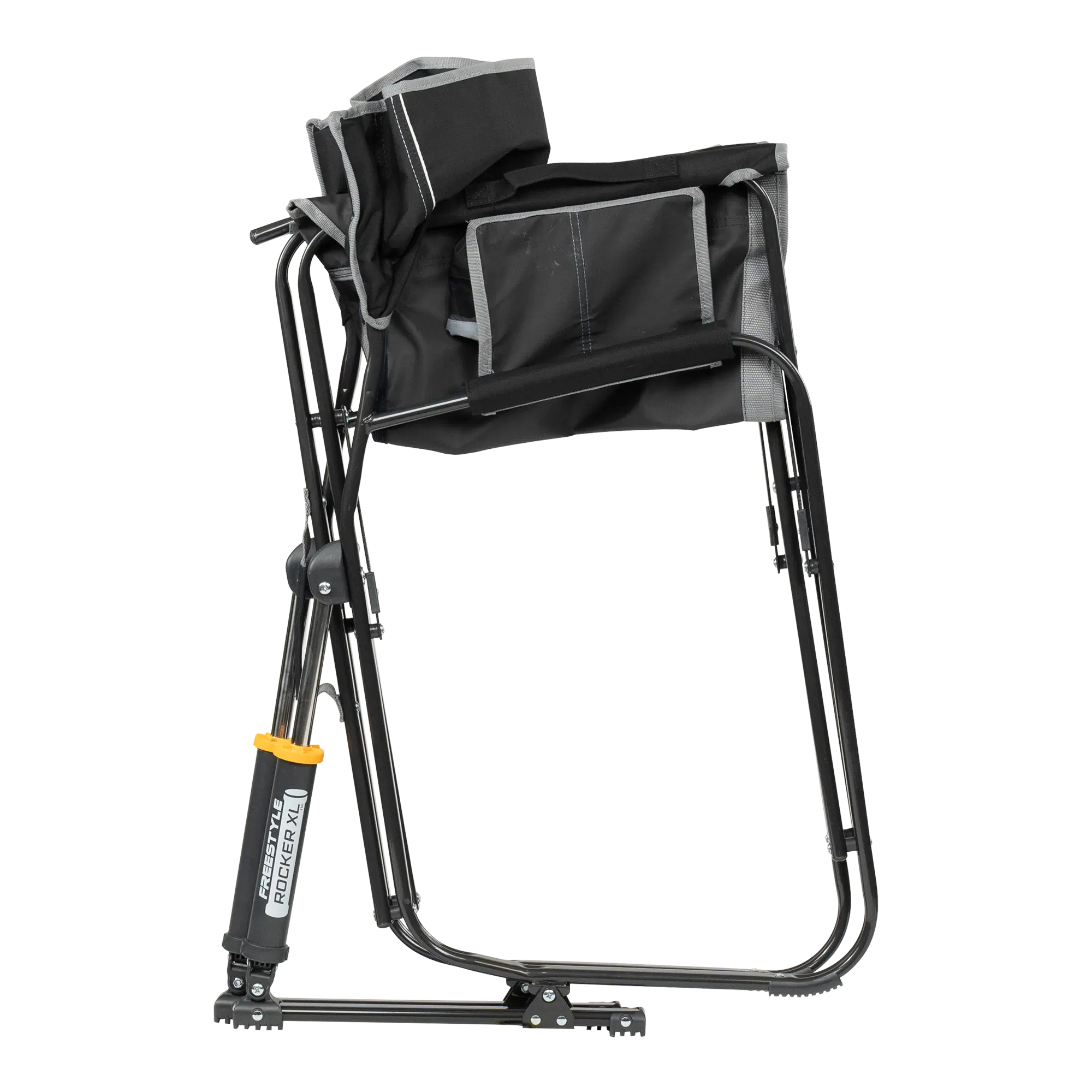 Luxury Camp Freestyle Rocker XL - Choice 552 - Heavy-Duty Kickback Rocker with Beverage Holder Detail