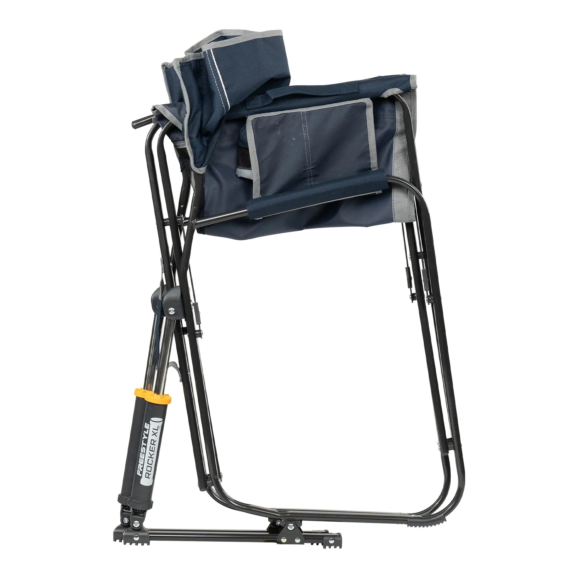 Luxury Camp Freestyle Rocker XL - Choice 552 - Heavy-Duty Kickback Rocker with Beverage Holder Detail