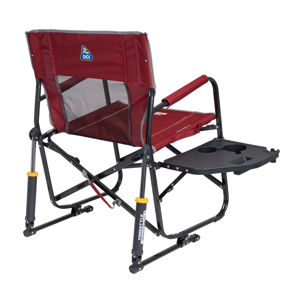 Smooth Motion Freestyle Rocker XL with Side Table - Choice 836 - RoadTrip Rocker Smooth Motion Camp Chair Detail