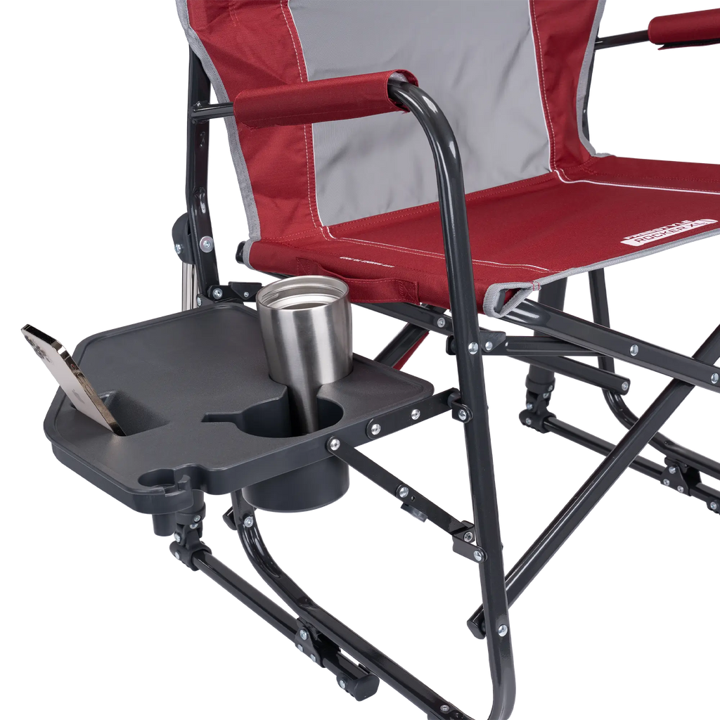 Smooth Motion Freestyle Rocker XL with Side Table - Choice 836 - RoadTrip Rocker Smooth Motion Camp Chair Detail